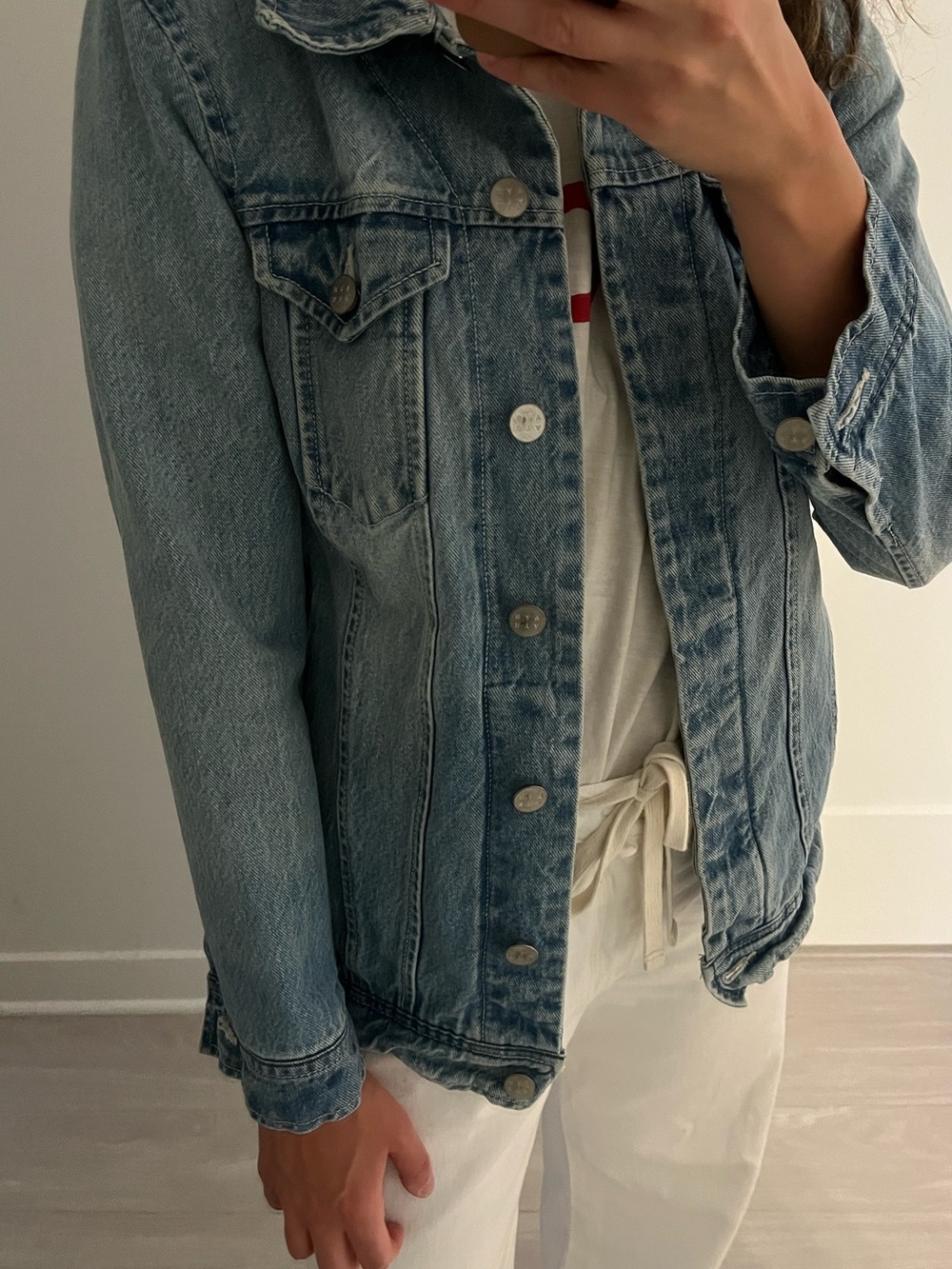 AYR The Doublestar Denim Jacket Vintage Wash Size S - Picture 2 of 10